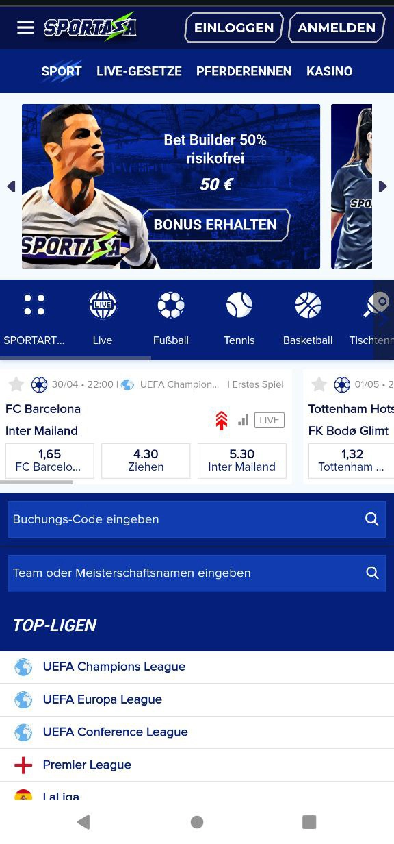 Mitfiebern bei spannenden Livewetten auf Sportereignisse bei Sportaza